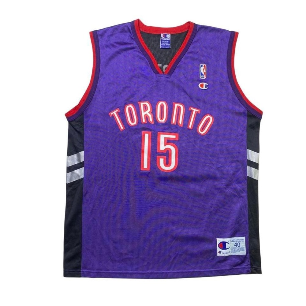 Vintage‎ Toronto Raptors x Vince Carter basketball Champion jersey